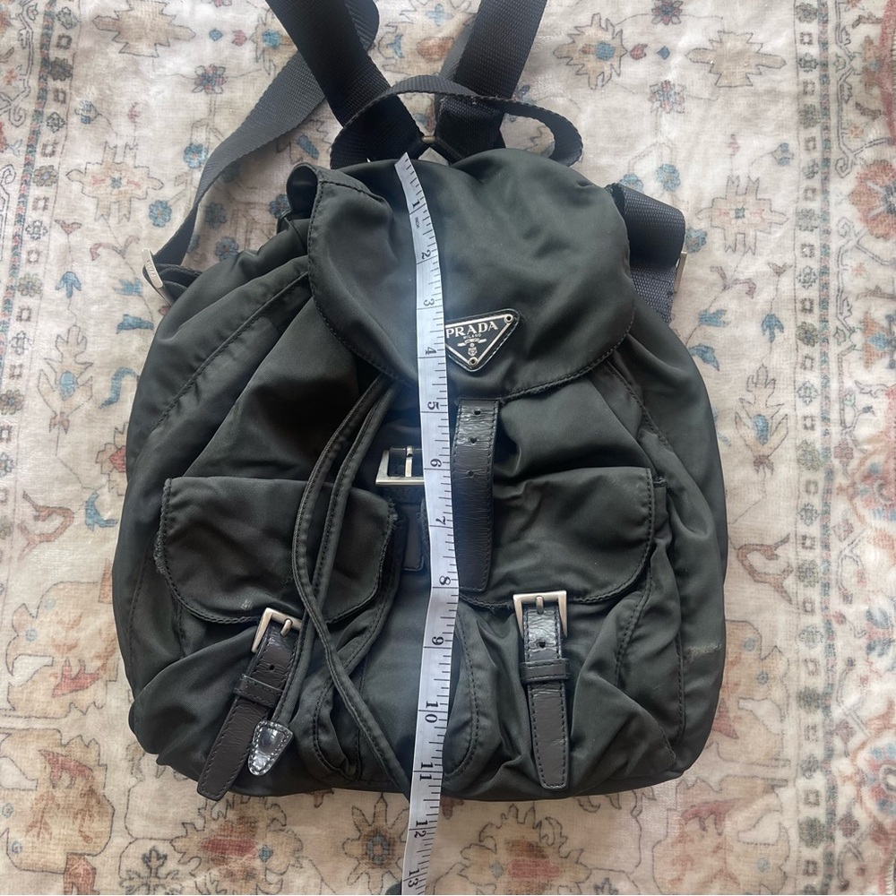 Prada Black Nylon Vintage Grey Backpack - Picture 16 of 16